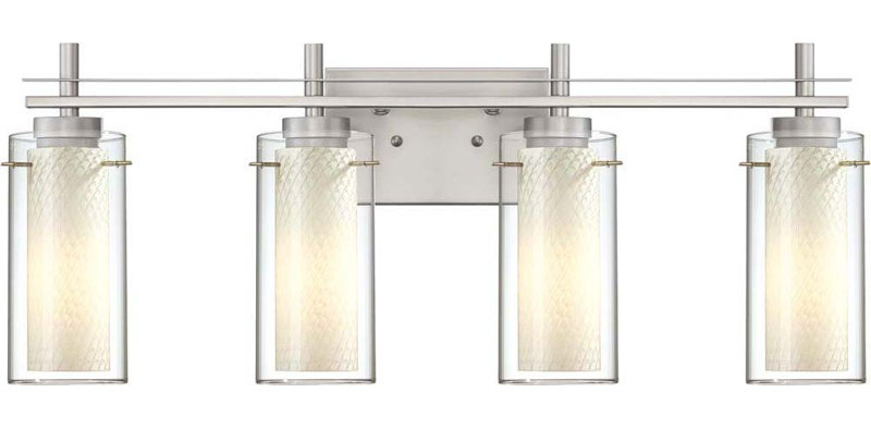 8"H x 3"W White Frit Glass Cylinder Pendant Shade with Pin Holes, White