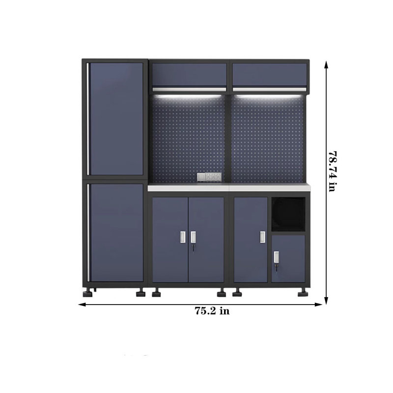 Système de rangement complet pour garage atelier