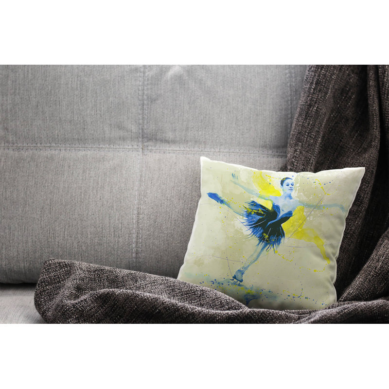 Eiskunstlauf Square Cushion