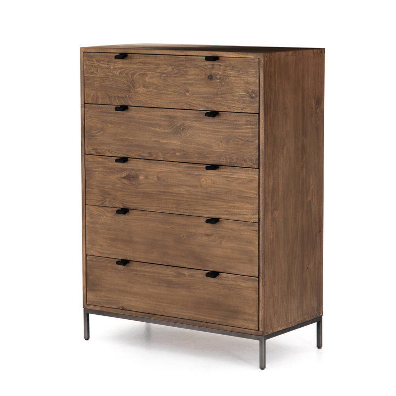 Trey 5 - Drawer Dresser, Auburn Poplar