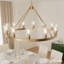Lustre en roue de chariot à 12 lumières Hartland-86178525