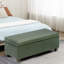 Repose-pieds de rangement rectangulaire en similicuir de 51 po-327609440