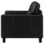 Fauteuil d'appoint noir élégant