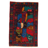 Lesile Hand Woven Cotton Geometric Area Rug
