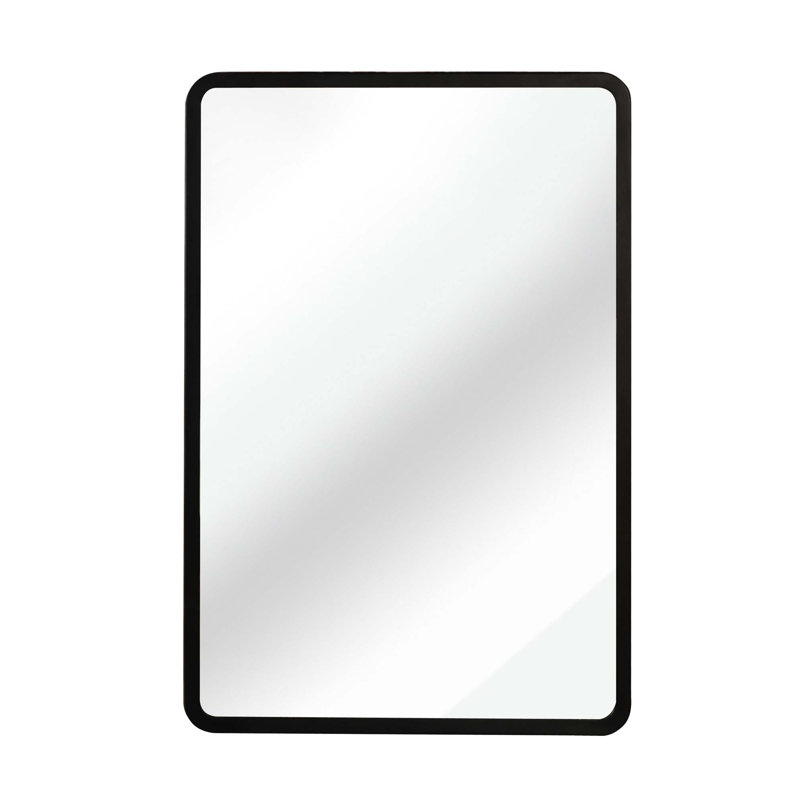 Armoire à miroir murale encastrée en métal, H 24 po x l 16 po