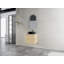 Meuble-lavabo mural 24 po avec lavabo d'art en céramique et porte à fermeture en douceur, emballage KD, contreplaqué-125515208-125515210