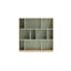 Geonna 117cm H x 111.5cm W Geometric Bookcase-1032077070