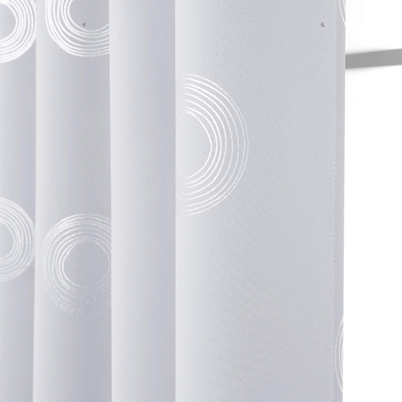 Aquira Room Darkening Curtain Pair, Black, 42" W x 72" L
