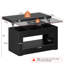 Table basse à plateau relevable de 39,4 po, table basse convertible 4-en-1 avec rangement et compartiment caché, table basse pliante multifonctionnelle à la table de salle à manger pour le salon, petit espace, noir-843348566-843348567