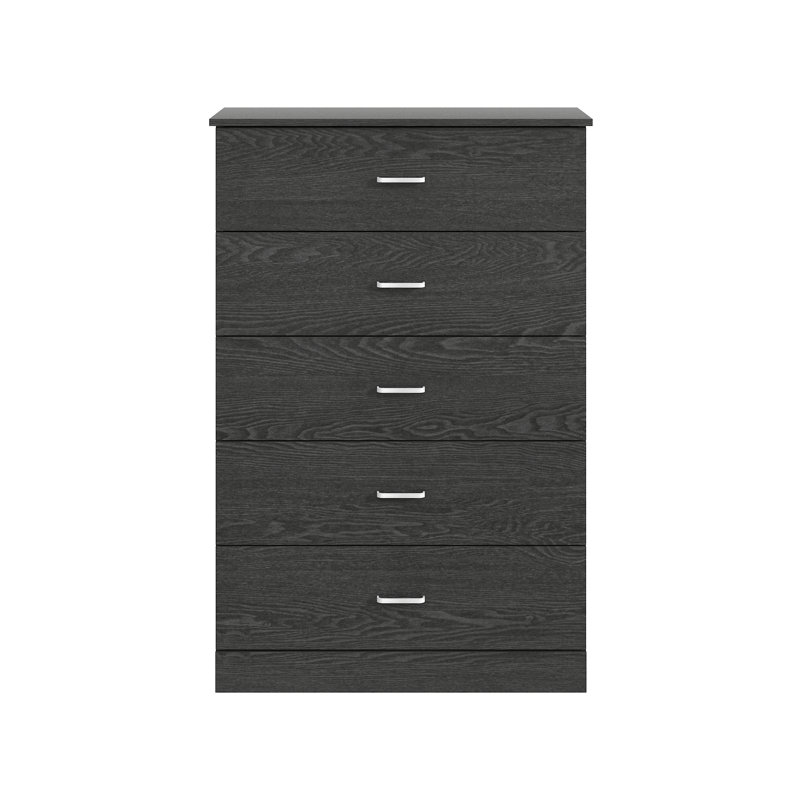 Ensemble de chambre à coucher Nyles 2 pièces, Dark Gray Oak