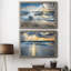 Caribbean Sundown - ensemble de 2 photos sur toile tendues-50698474-50698468