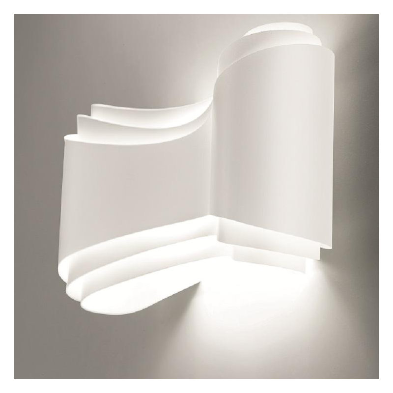 Lonica Flush Mounted Sconce, White, 1 x R7s 100W (Not included)