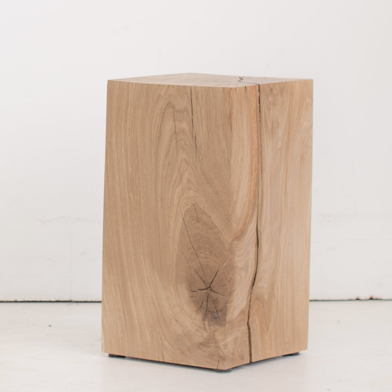 Malbork Solid Wood Accent Stool
