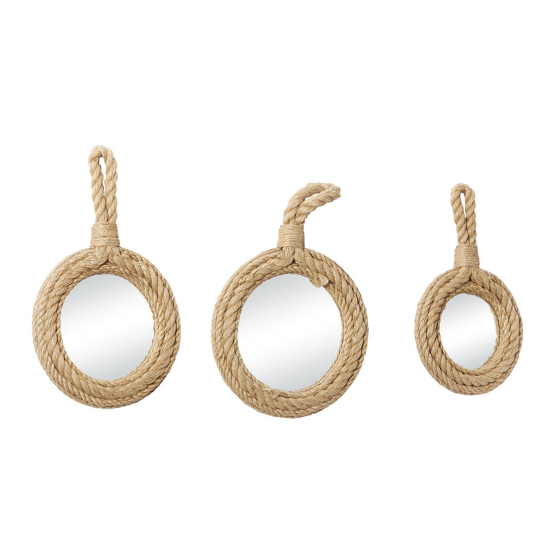 Ensemble de 3 miroirs muraux Amiyah