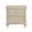 Table de chevet 1Pc avec façades de tiroir texturées