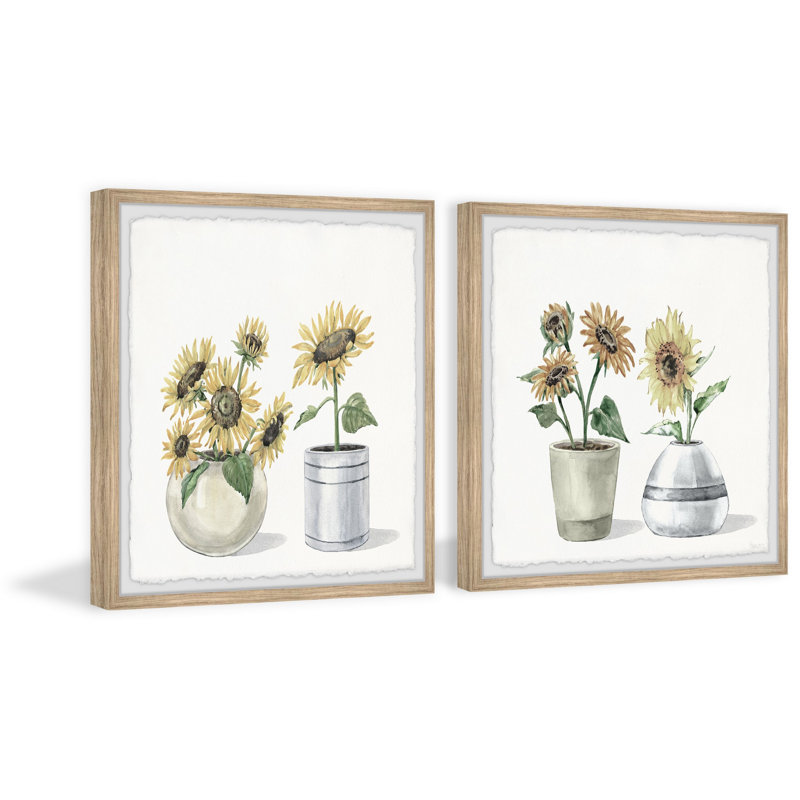 Always In Bloom by Parvez Taj - 2 Piece Single Picture Frame Painting Set, 45" H x 45" W x 3.81" D