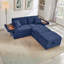 Canapé avec repose-pieds Fluffy-494124930