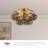 Faye 18-in Brushed Gold Semi-Flush Mount with Smoked Glass-1654996310-1654996309