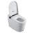 Smart Toilet with Bidet Seat Built-in,Auto Open/Close Seat, Foot Sensor, LED Display,Night Light, Warm Water & Dryer,Revolving lamp,Side Knob With Multiple Controls