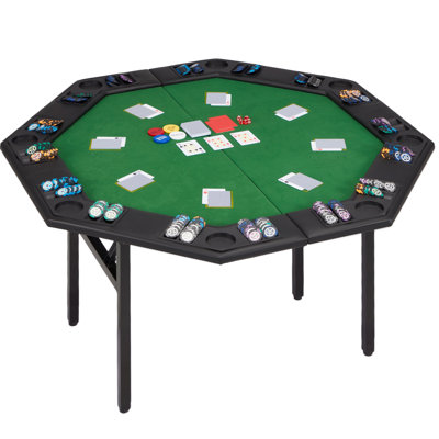 51” 8-Players Octagon Foldable Poker Table