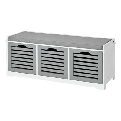 Polyester Upholstered Storage Bench