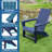 Buvana HDPE Folding Adirondack Chair-313151939