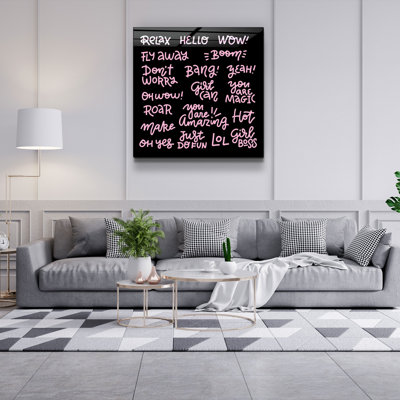 Peinture décorative en verre trempé