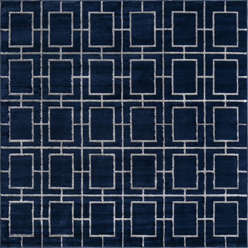 Corando Geometric Indoor Rug, Square 7'10"