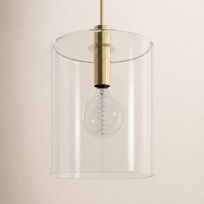 Adreille Single Light Glass Pendant