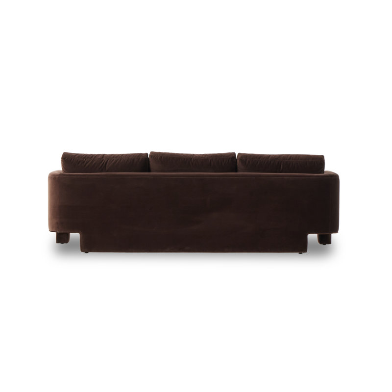 Katya Sofa, Surrey Cocoa, 33" W x 96.5" W x 39.75" D