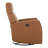 Top Grain Genuine Leather Power Swivel Glider Recliner with Dual Armrests-117798804