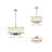 Berthine 4 - Lights Shaded Drum Chandelier-1351421313