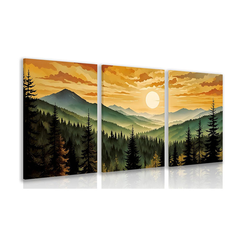 3 Piece Wrapped Canvas Print