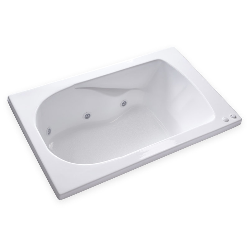 Baignoire de tourbillon à chute 60" x 36", Gauche
