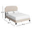 Lit tapissier standard à profil bas Thornaby-1985839960-1985839964