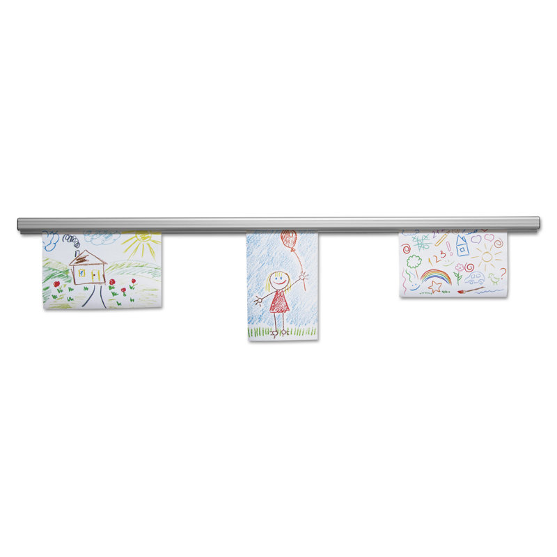 Advantus® Grip-A-Strip® Display Rails Advantus Corp. Metal 1 Per Pack Map Rail Or Hanger