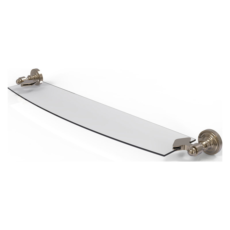 Tablette de support Marchmont, H 2,25 po x l 28 po x P 6,1 po, Étain antique