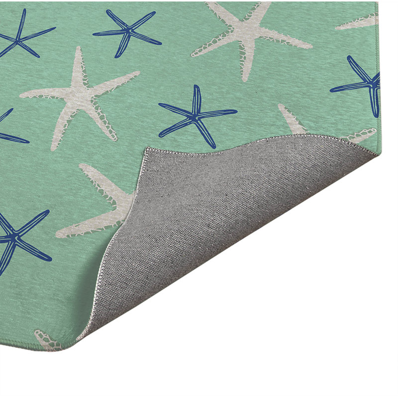 Tapis d'extérieur Starfish, Comme neuf, Rectangulaire 8 pi x 10 pi