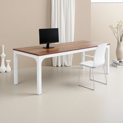 Table de bureau pour deux personnes, bureau d'ordinateur, bureau de direction rectangulaire