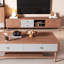 Combinaison meuble télé de style ancien avec table basse