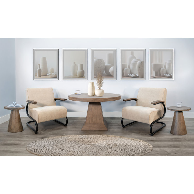 Chaise d'appoint Nash, Beige