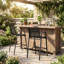 Ensemble de 2 tabourets de patio Cristel-576318099