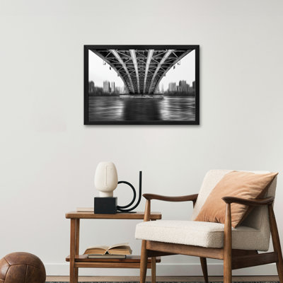 Pont vers un autre monde, affiche encadrée de qualité par Em-photographies