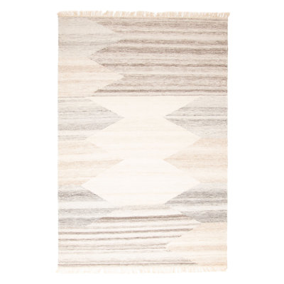 Kilim crème Ankara 5 pi 1 po x 7 pi 7 po