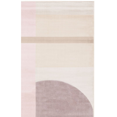 Tapis rose / mauve clair Aslin