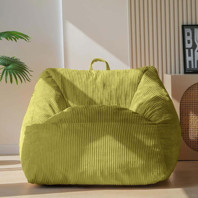 Pouf en forme de poire avec rembourrage, canapé-pouf avec rembourrage moelleux et capitonné, canapé confortable et douillet, pouf poire confortable en mousse à mémoire de forme pour dortoir, appartement, salon