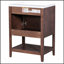 Meuble-lavabo moderne et élégant avec lavabo en céramique élégant, structure en bois massif et tablette ouverte pour un rangement et un style améliorés