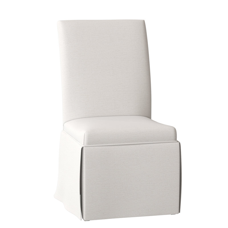 Chaise parsons rembourrée Hazel, Performance neige ivoire