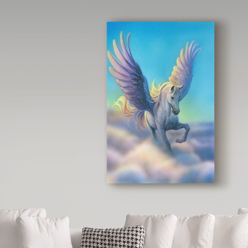 «Pegasus» par Hilkiah, impression sur toile tendue, H 19 po x l 12 po x P 2 po