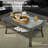 5-piece Outdoor Patio Furniture Set With Swivel Chairs & Coffee Table – Rattan Conversation Set For Front Porch, Backyard, And Deck-1349526513